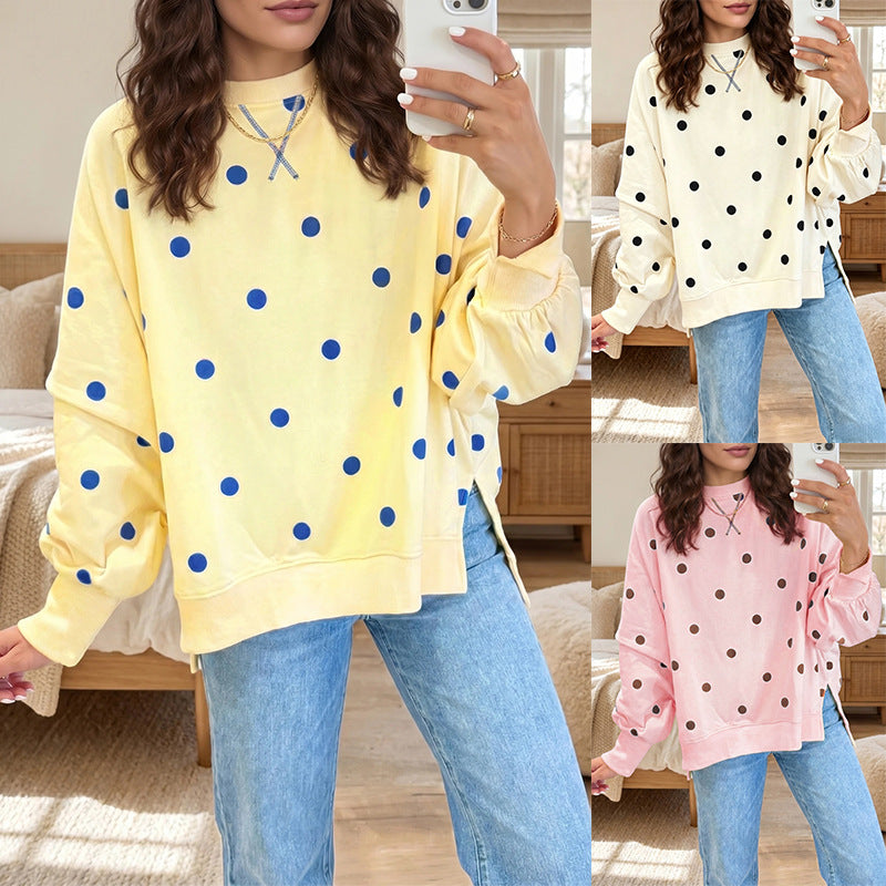 Sudadera Oversize Polka Dots - Now & She - vista 1