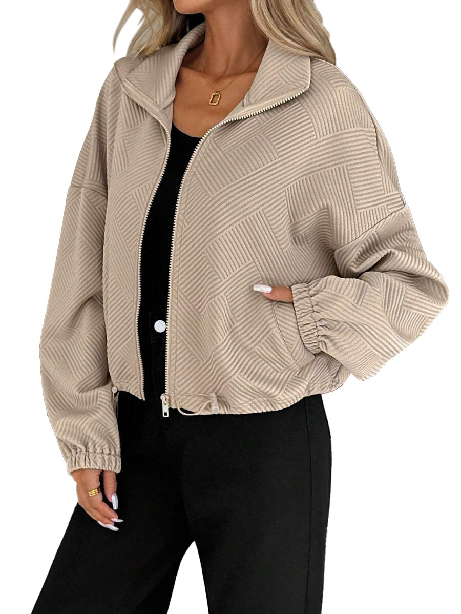 Chamarra Urbana Loose Fit con Cierre - Now & She - vista 7