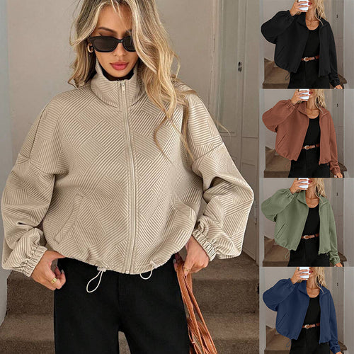 Chamarra Urbana Loose Fit con Cierre - Now & She - vista 2