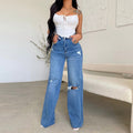Jeans Wide Leg Mom Fit - Now & She - vista 4