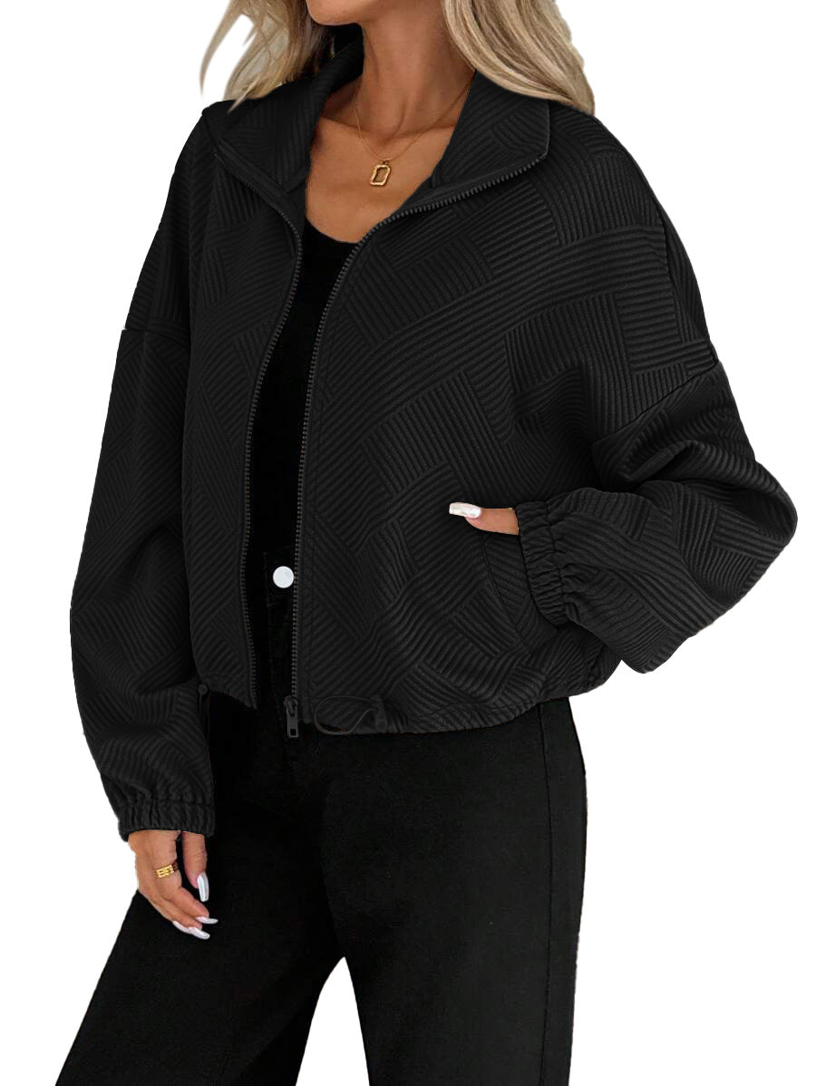 Chamarra Urbana Loose Fit con Cierre - Now & She - vista 1